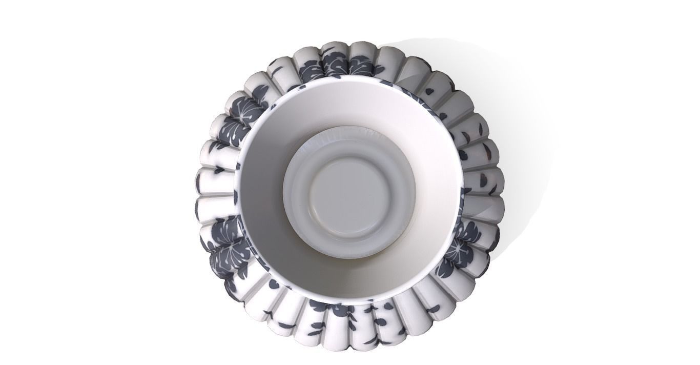 white vase 3D model_1