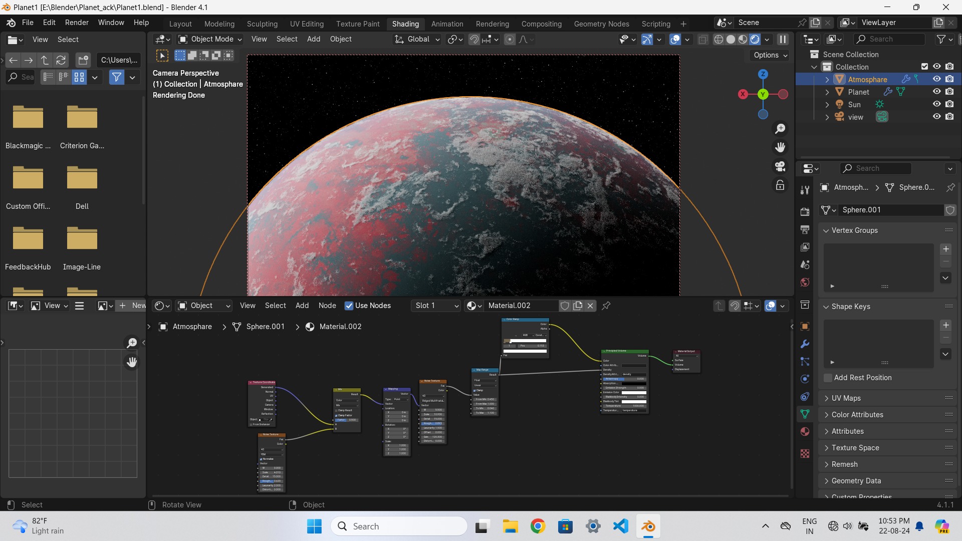 Customizable Realistic Planet Model  Low-poly 3D model_8