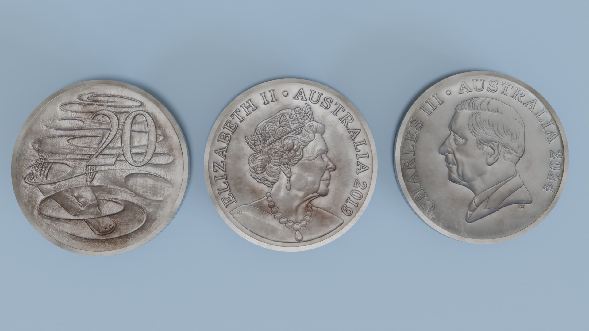Australian Coin Collection  3D model_8