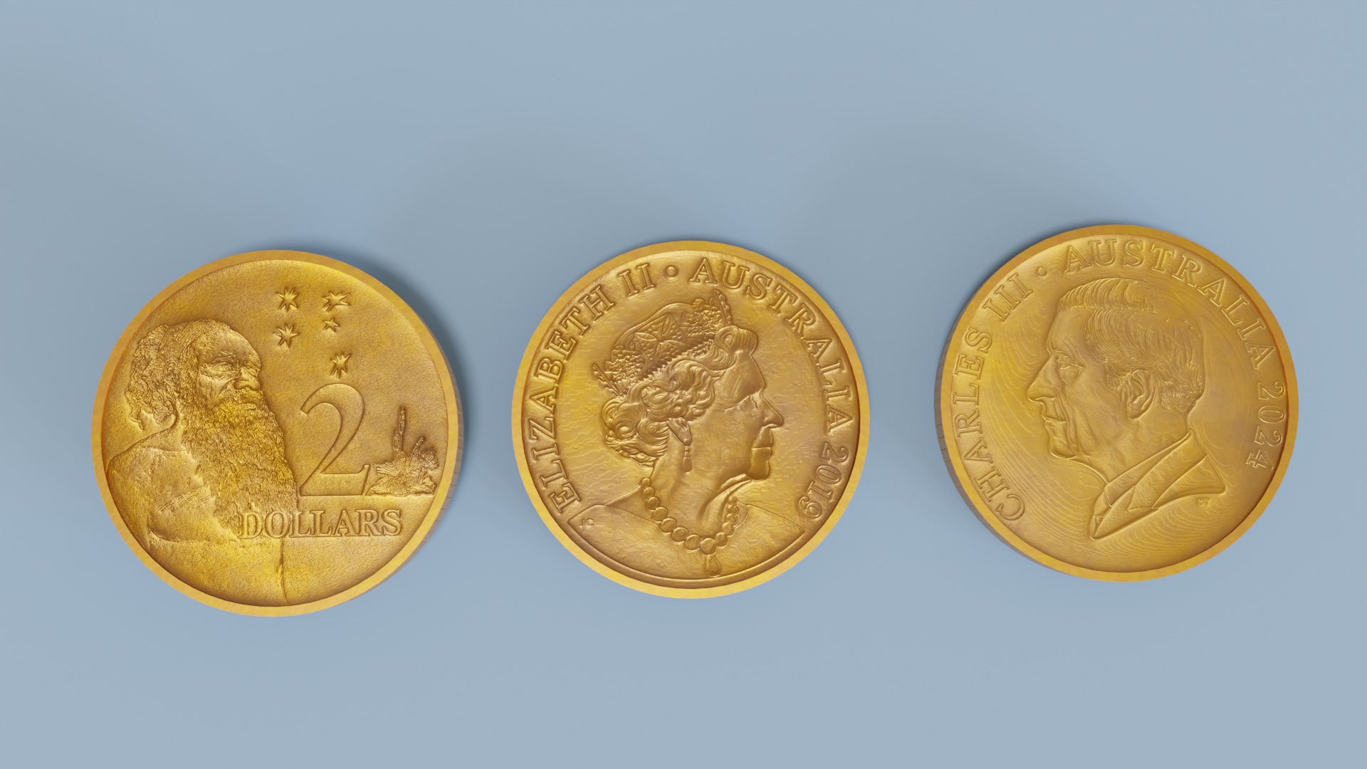 Australian Coin Collection  3D model_14