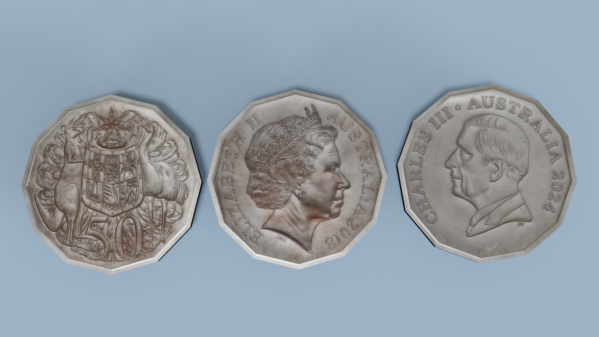 Australian Coin Collection  3D model_10