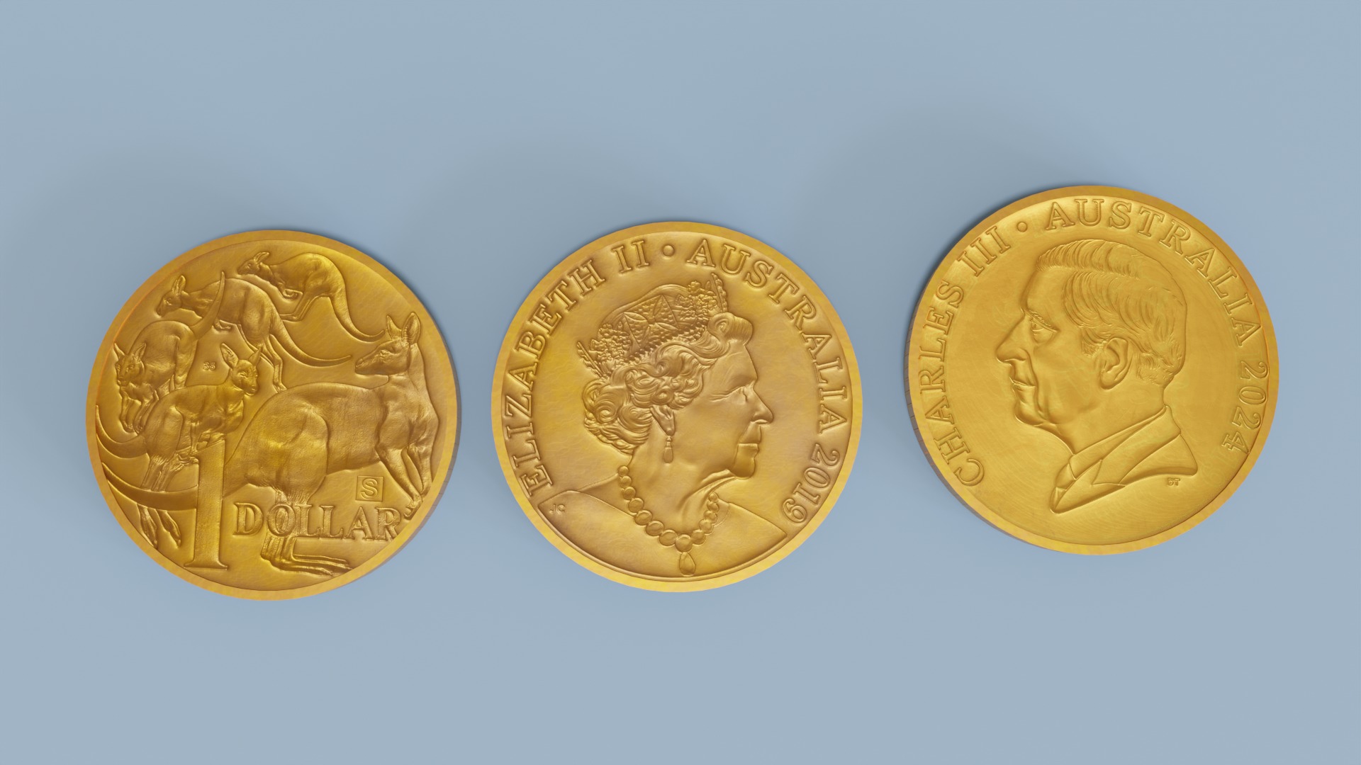 Australian Coin Collection  3D model_12