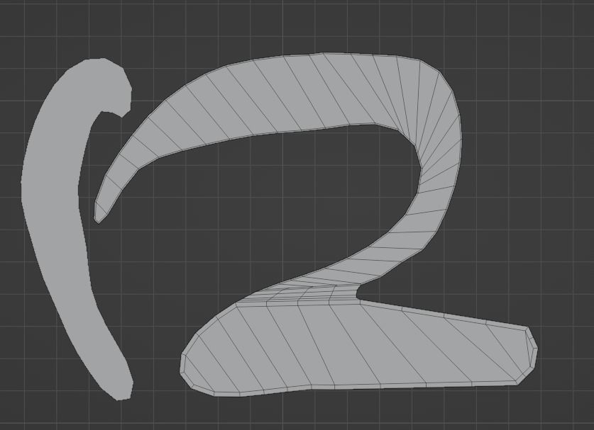 Chinese scripts  for education animation Low-poly 3D model_14