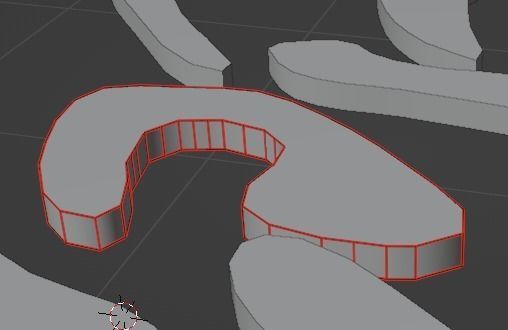 Chinese scripts  for education animation Low-poly 3D model_39