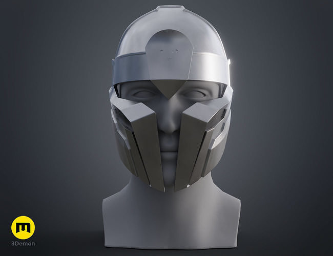 Arcane Noxian Soldier Mask 3D print model