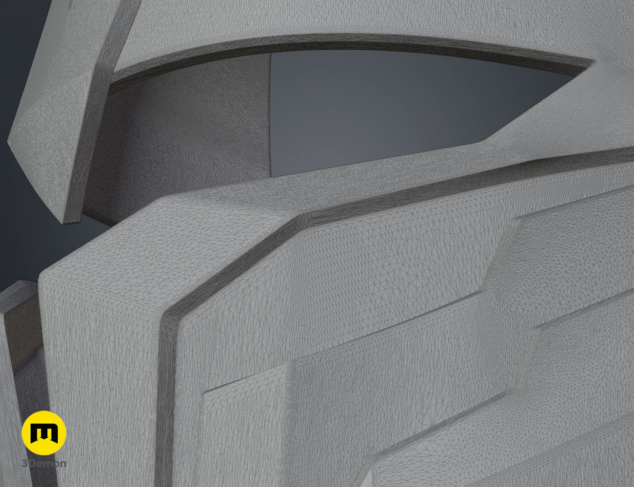 Arcane Noxian Soldier Mask 3D print model_11