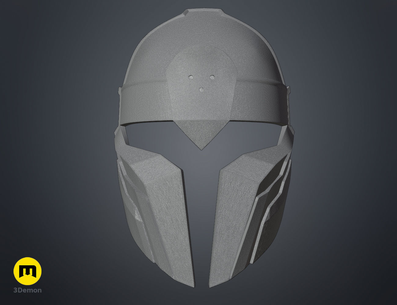 Arcane Noxian Soldier Mask 3D print model_10