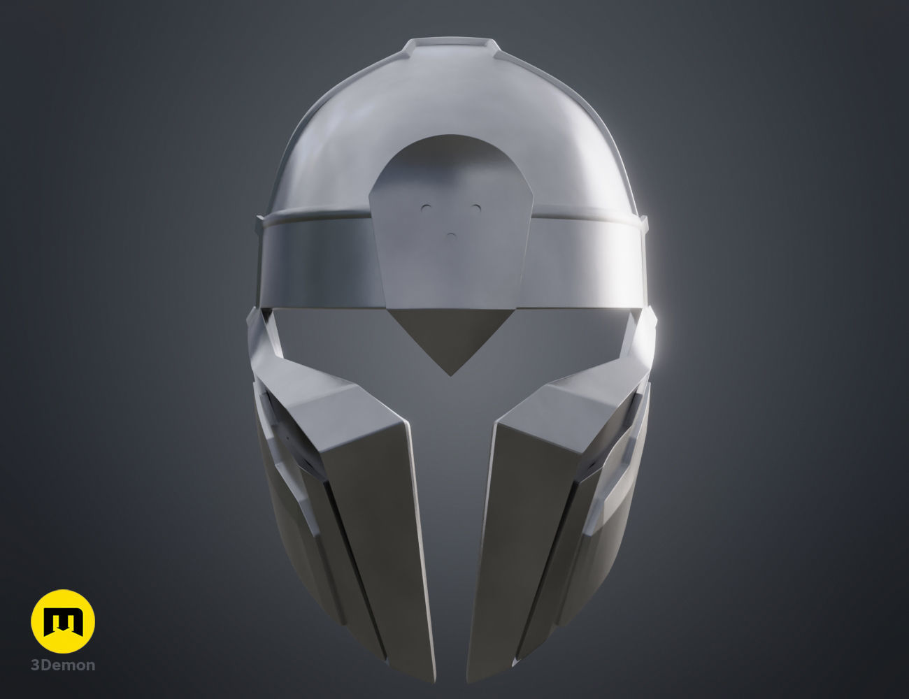 Arcane Noxian Soldier Mask 3D print model_2