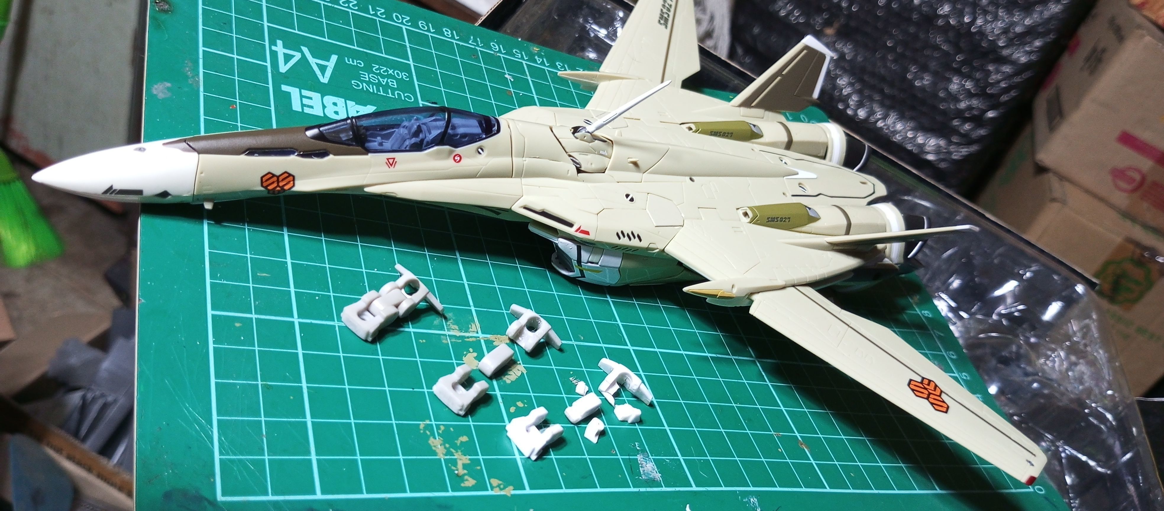 DX VF-25 Renewal Hinge Replacement 3D print model_4