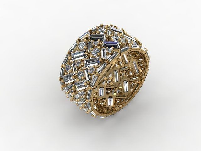 zigzag2 ring 3d 3D print model