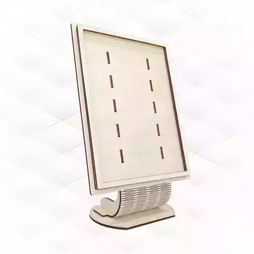 Picture frame 5x7 vertical pattern laser cut