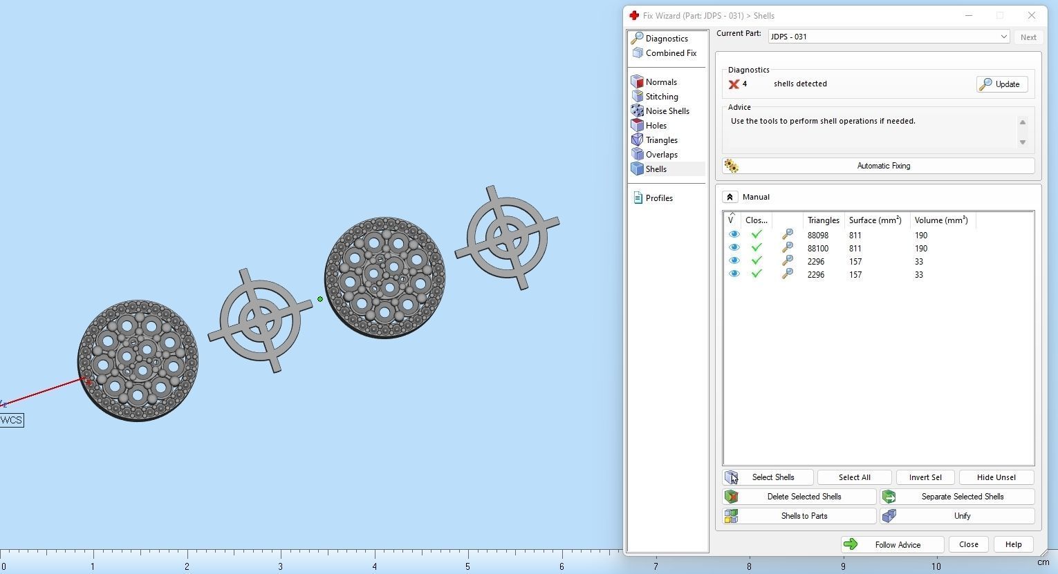 Custom Fully Round shape Diamond Studs - Ice out Earring Unisex  3D print model_19