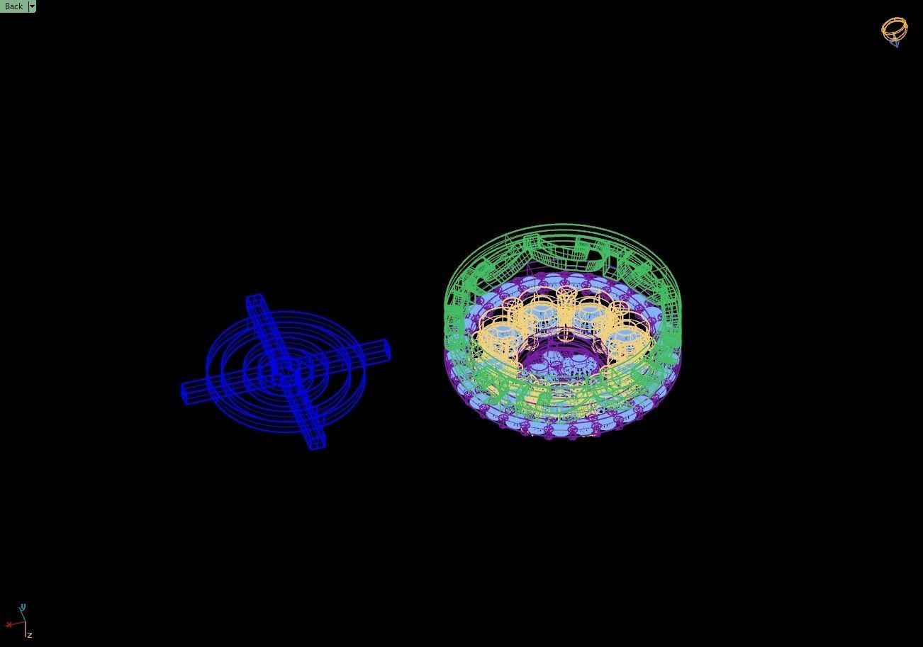 Custom Fully Round shape Diamond Studs - Ice out Earring Unisex  3D print model_17