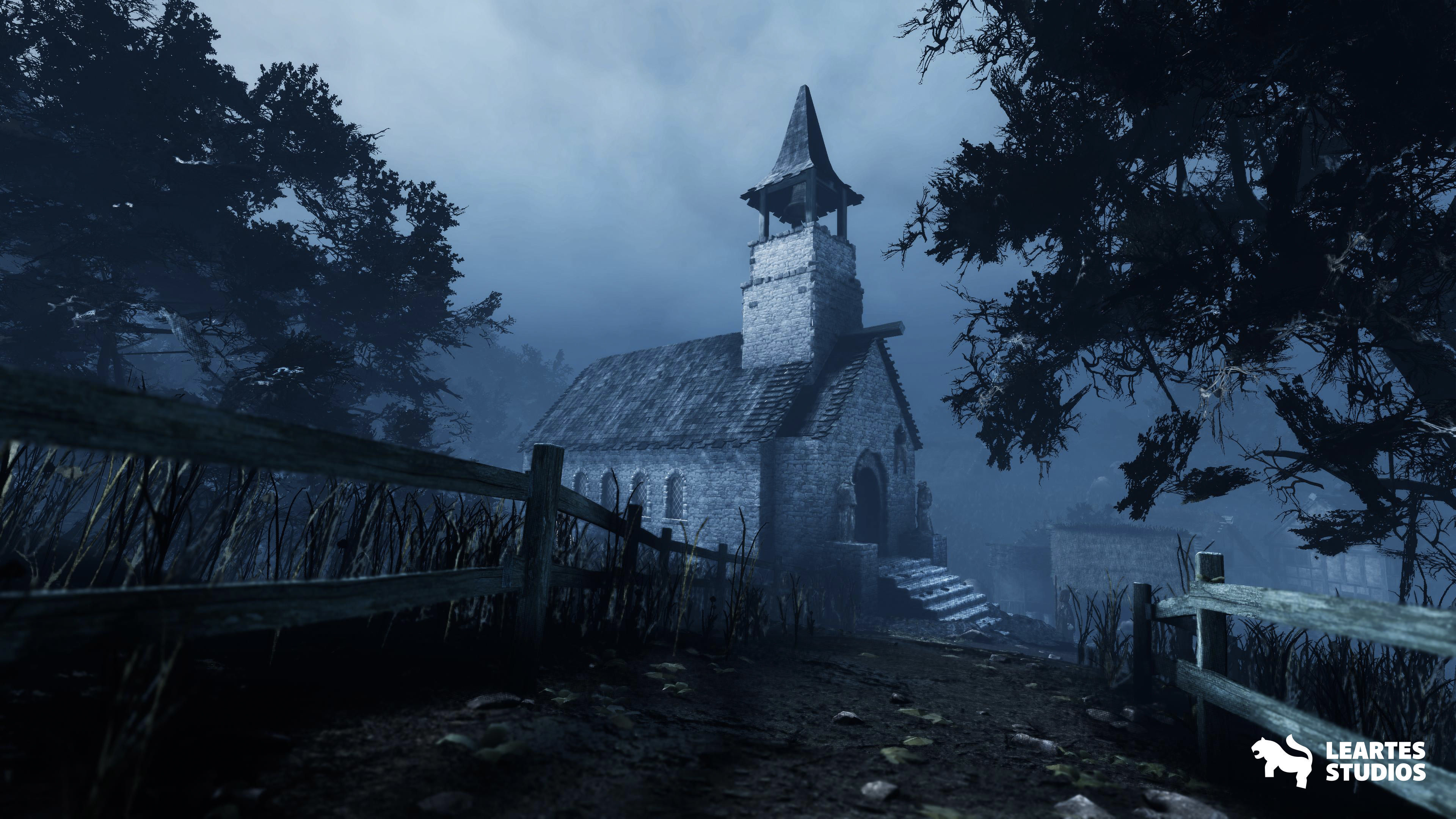 Demonic Village Environment Low-poly 3D model_20