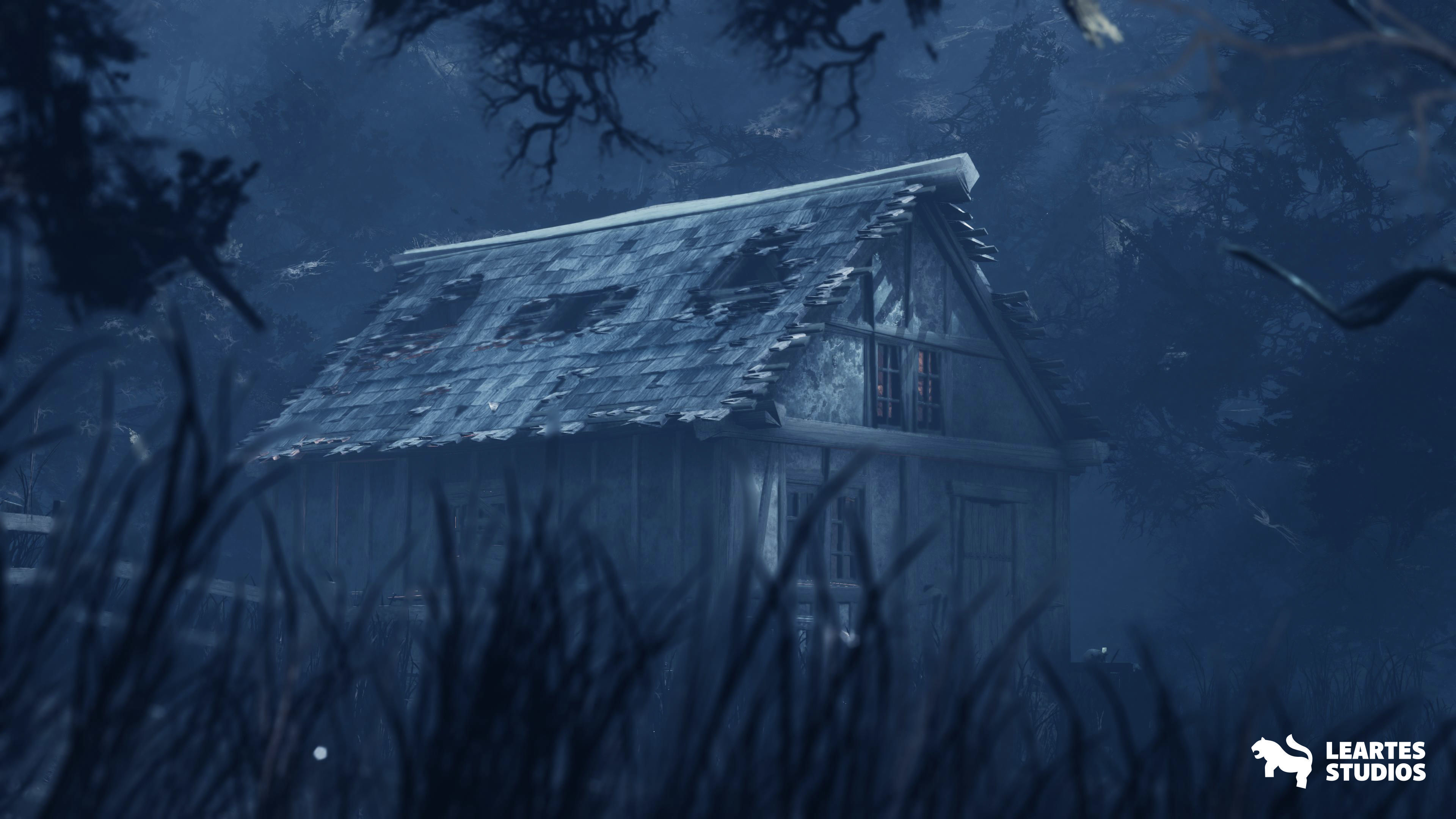 Demonic Village Environment Low-poly 3D model_14