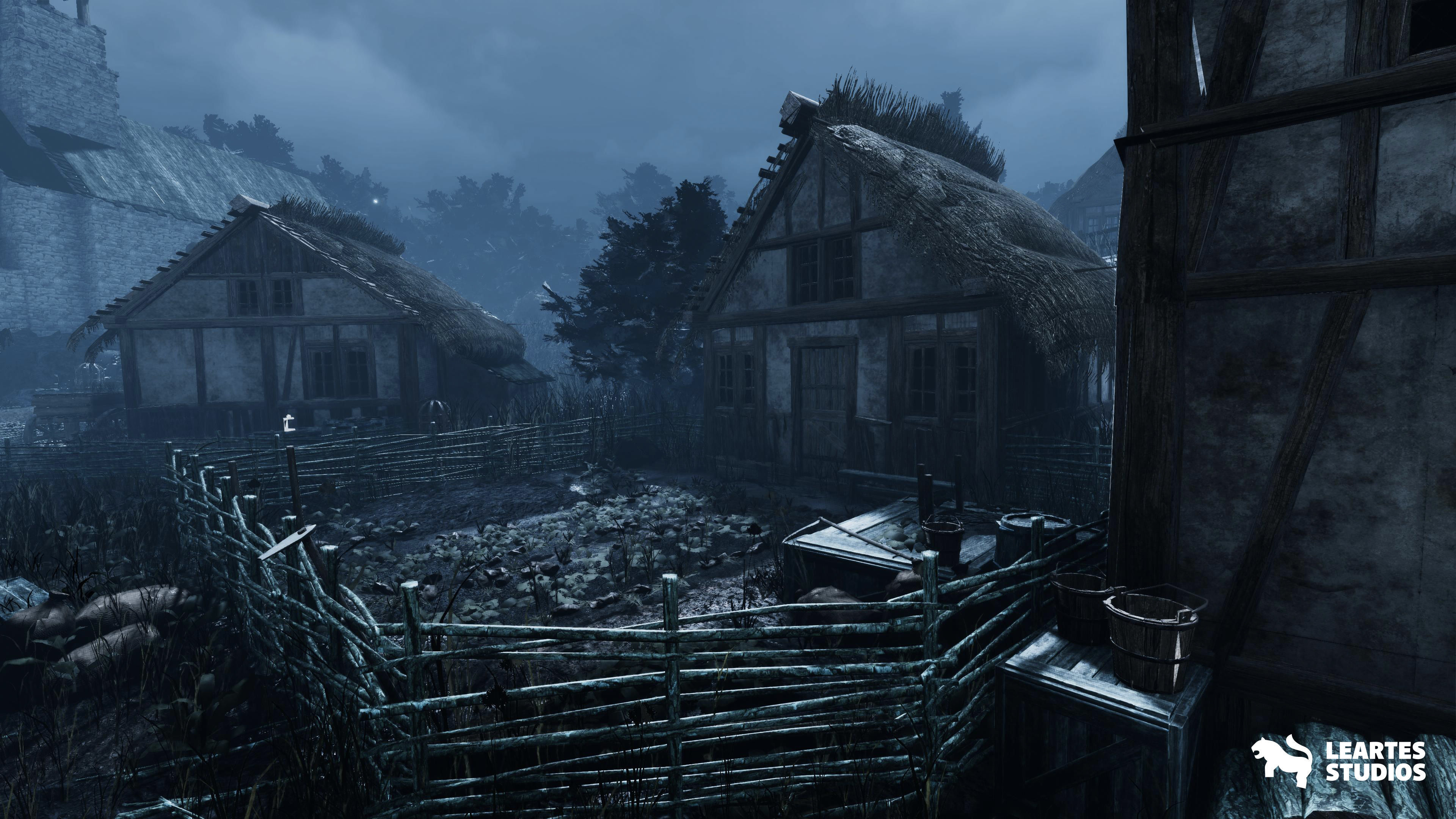 Demonic Village Environment Low-poly 3D model_19