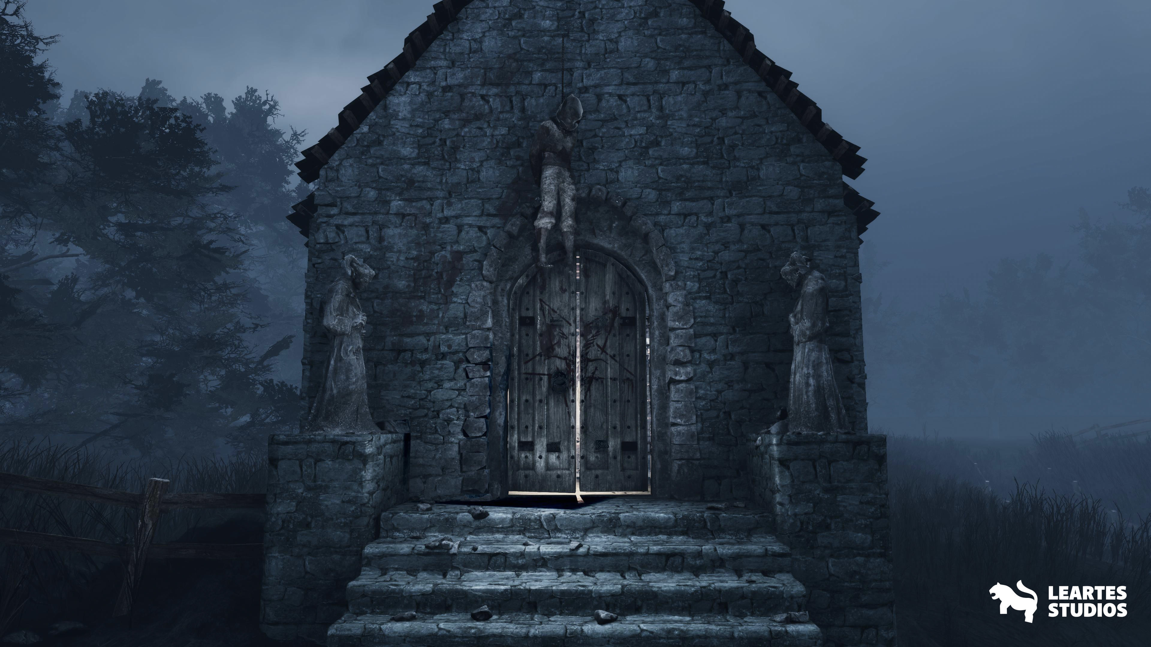 Demonic Village Environment Low-poly 3D model_15