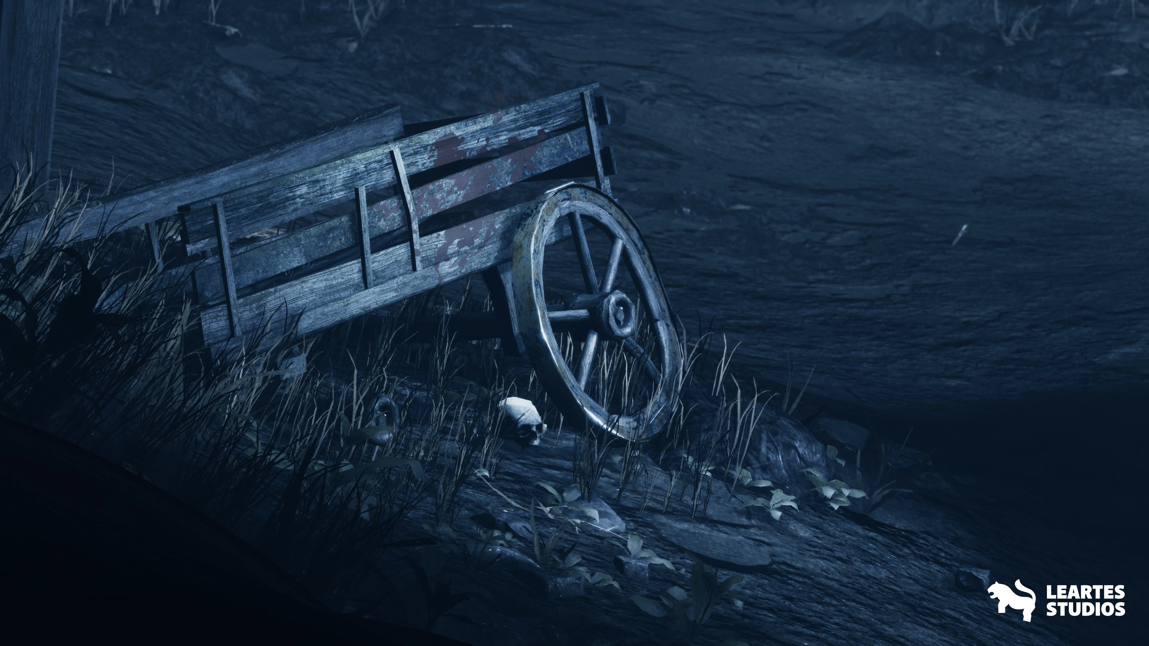 Demonic Village Environment Low-poly 3D model_6