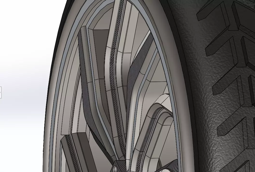 Sports Car Wheel 3D model