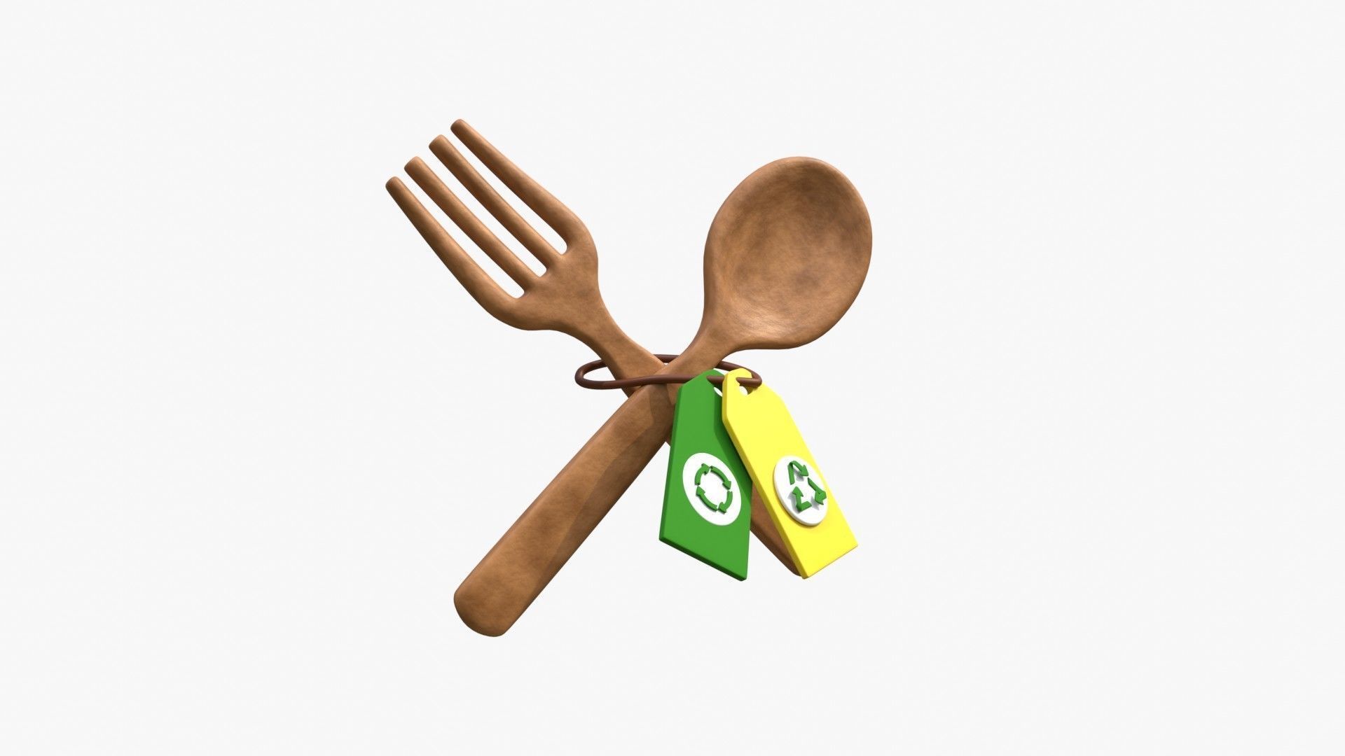 Recycle Spoon 3D model_17
