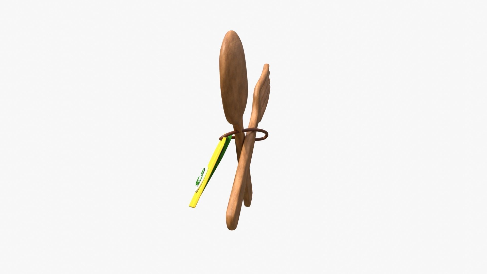Recycle Spoon 3D model_4