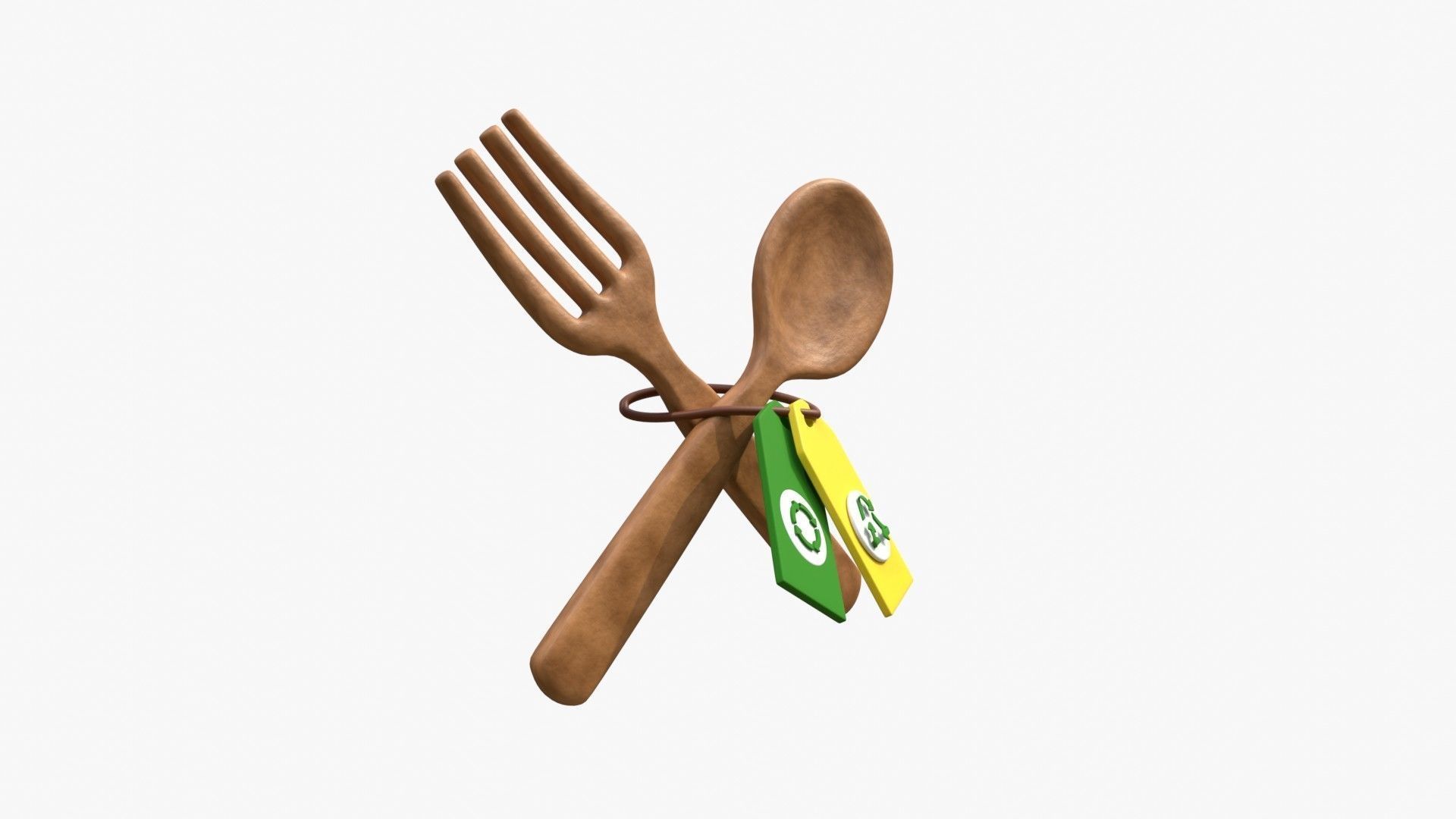 Recycle Spoon 3D model_16