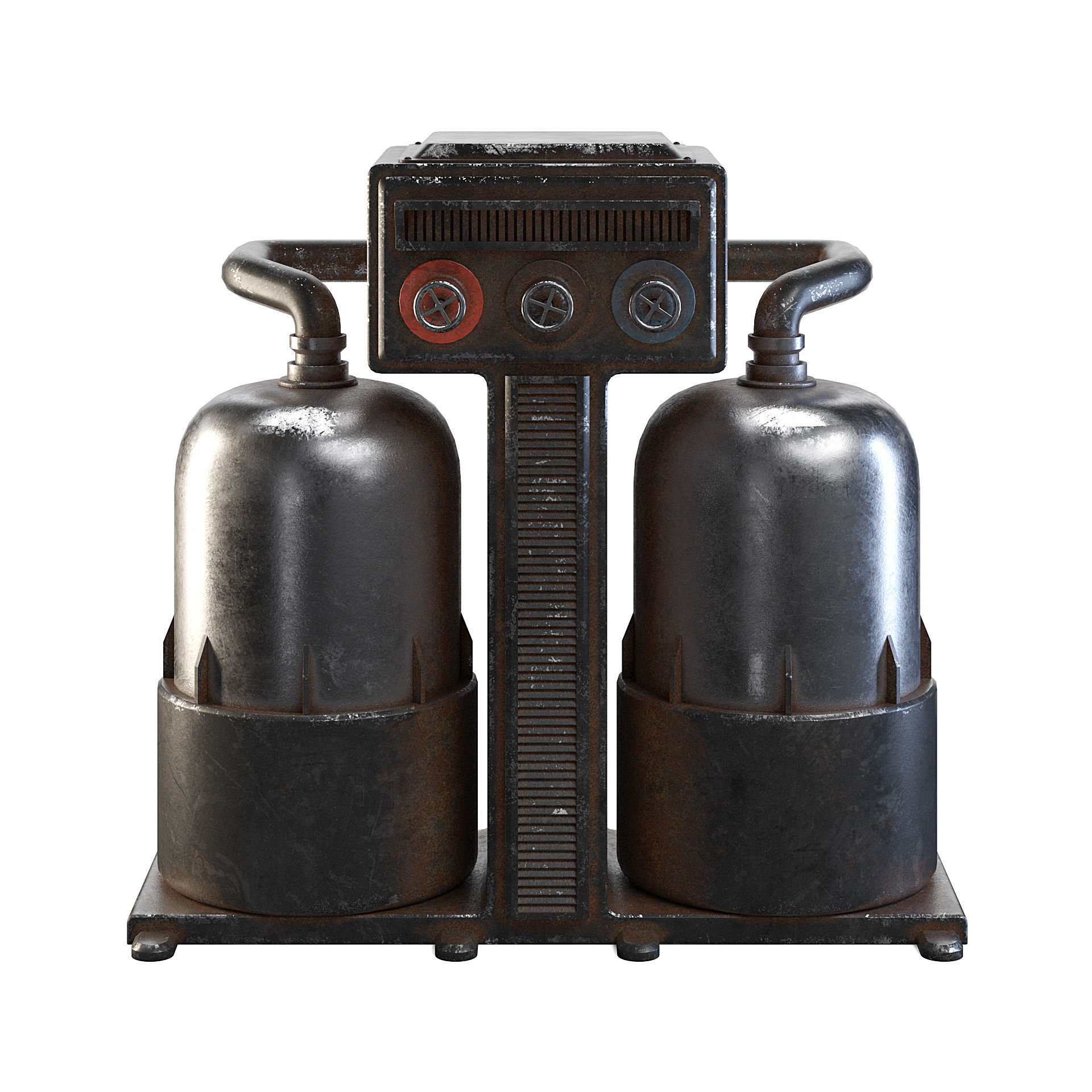 Factory Machine 3D model_2