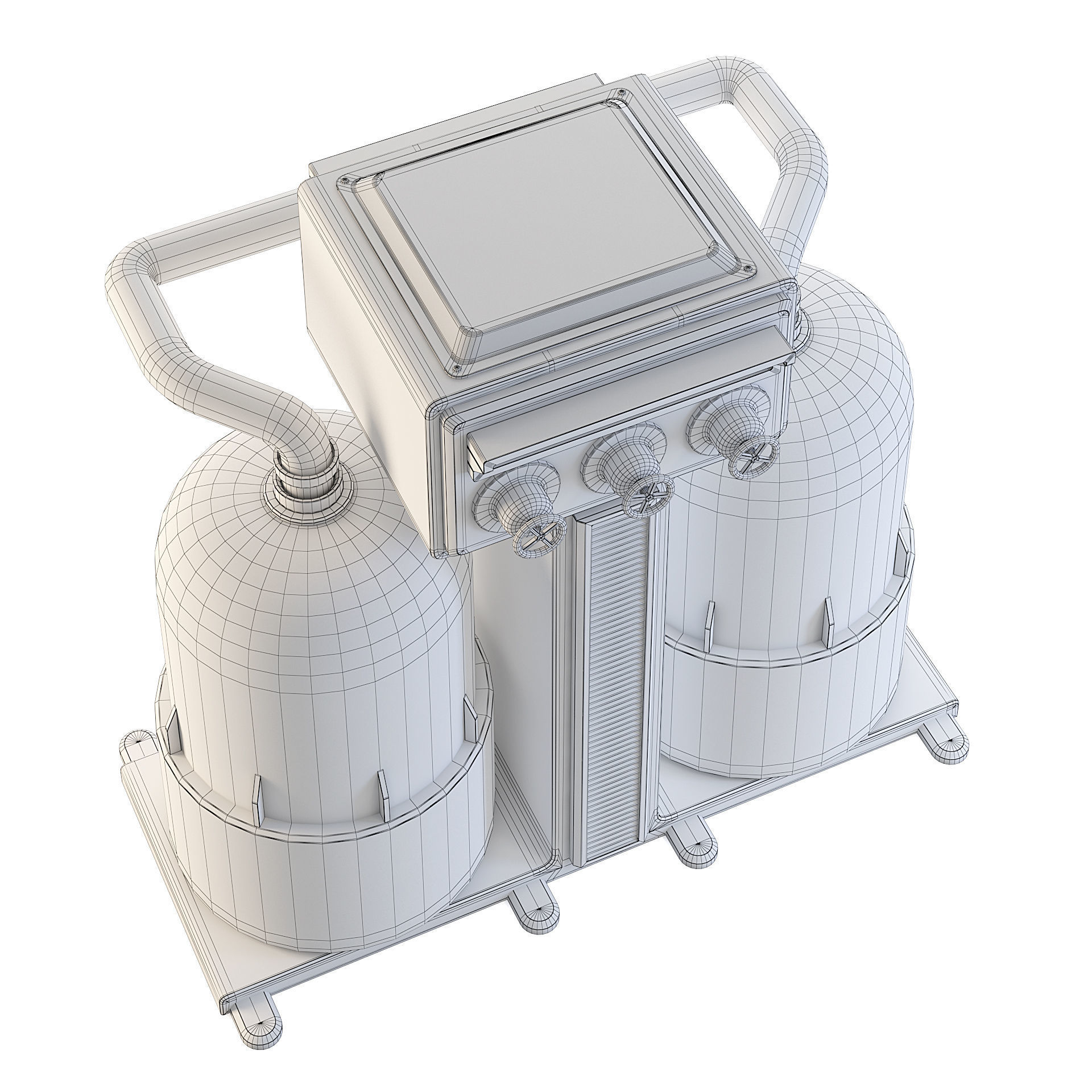 Factory Machine 3D model_7