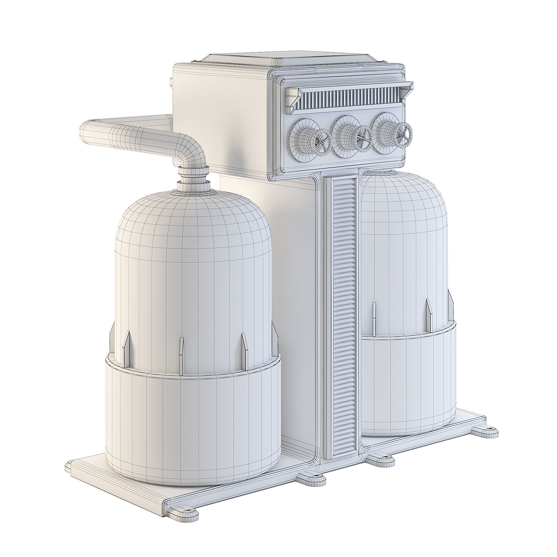Factory Machine 3D model_1