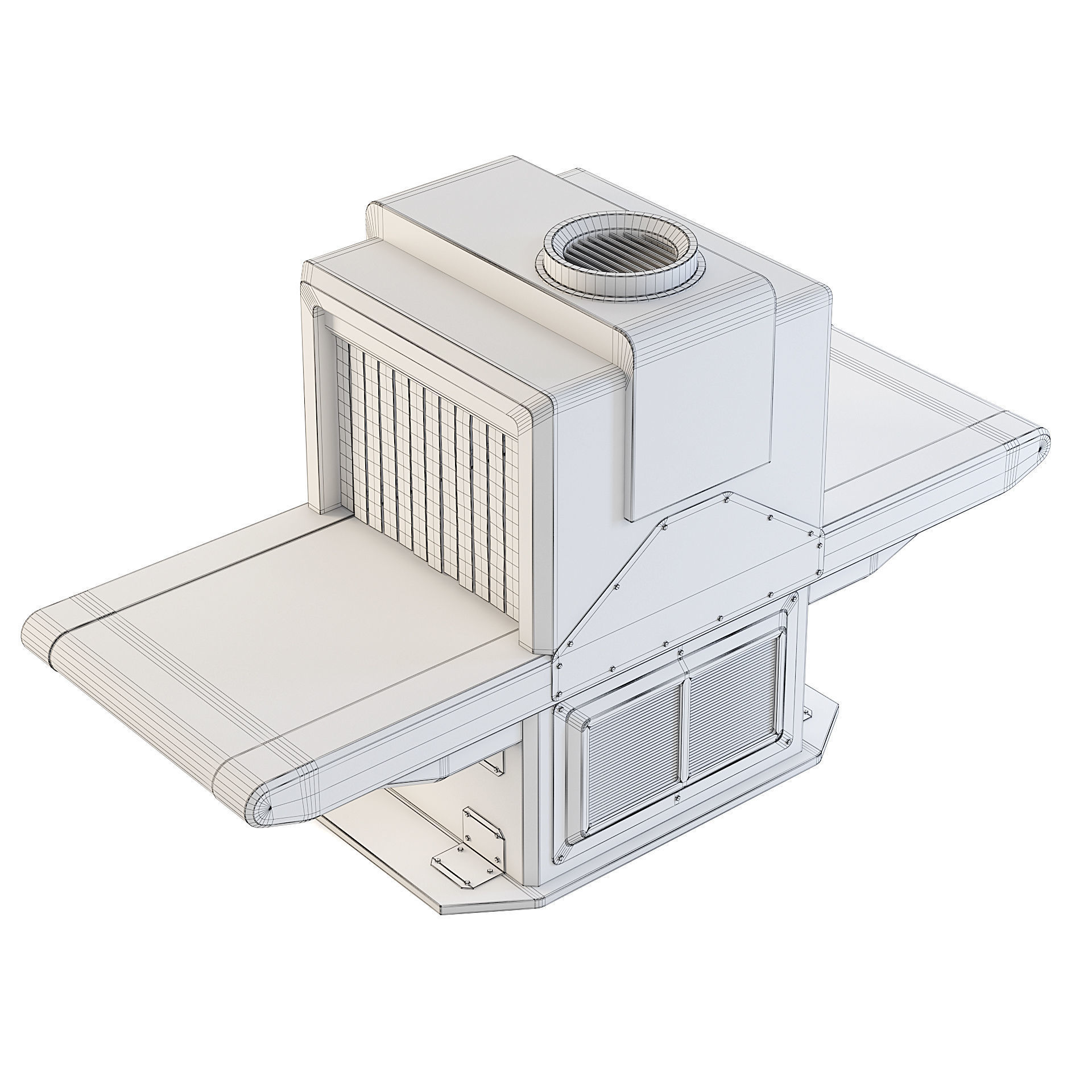 Factory Machine 3D model_5