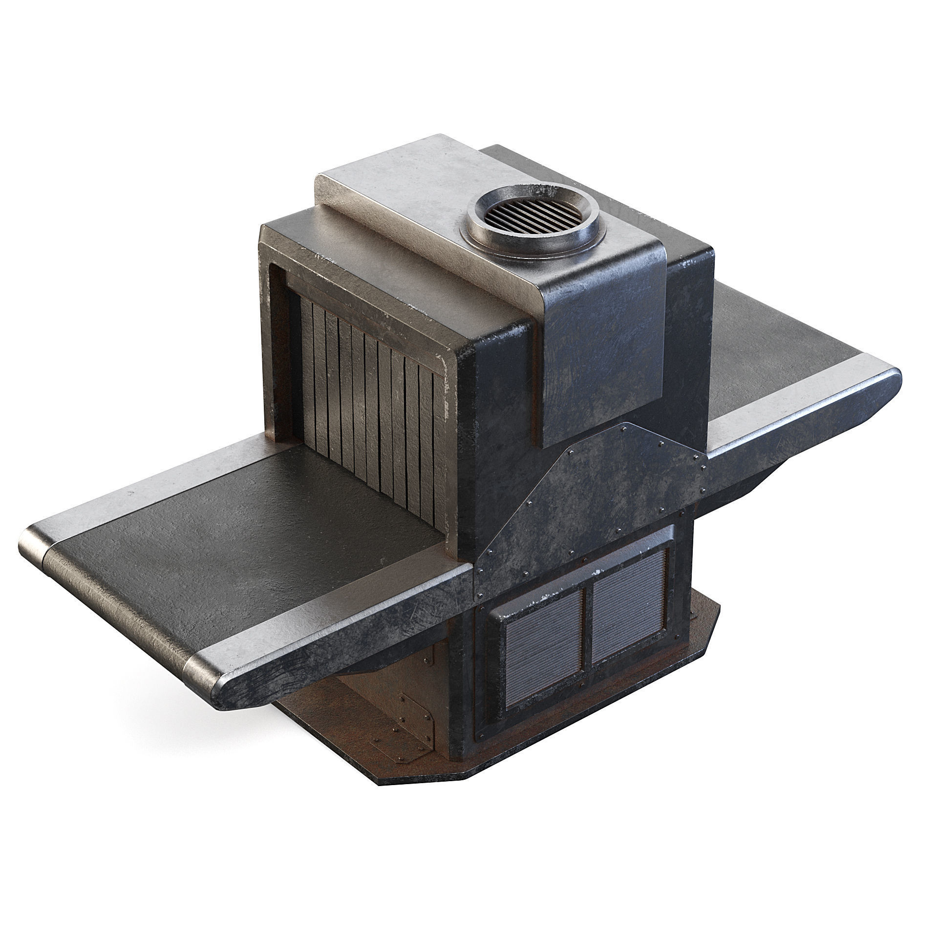 Factory Machine 3D model_4