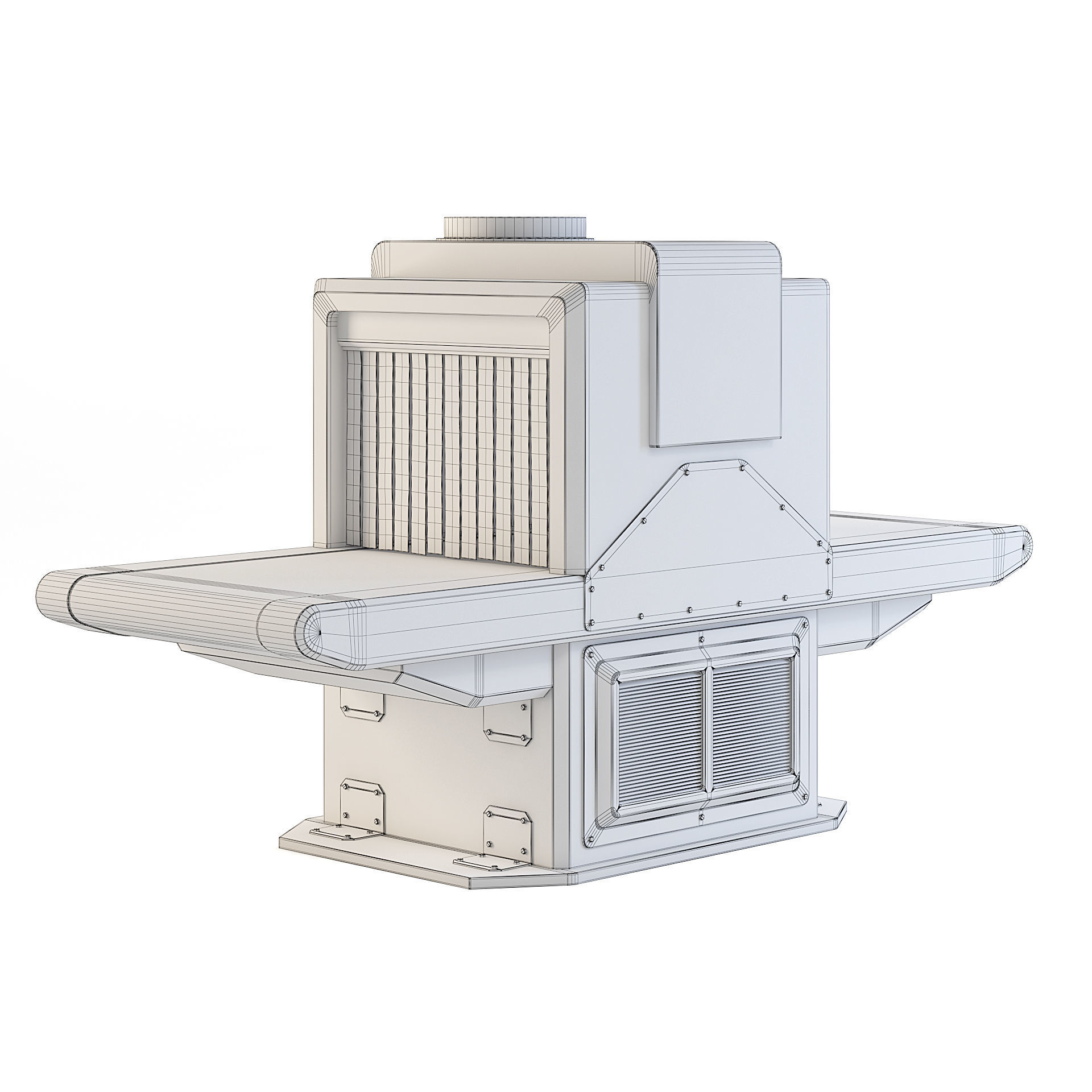 Factory Machine 3D model_1