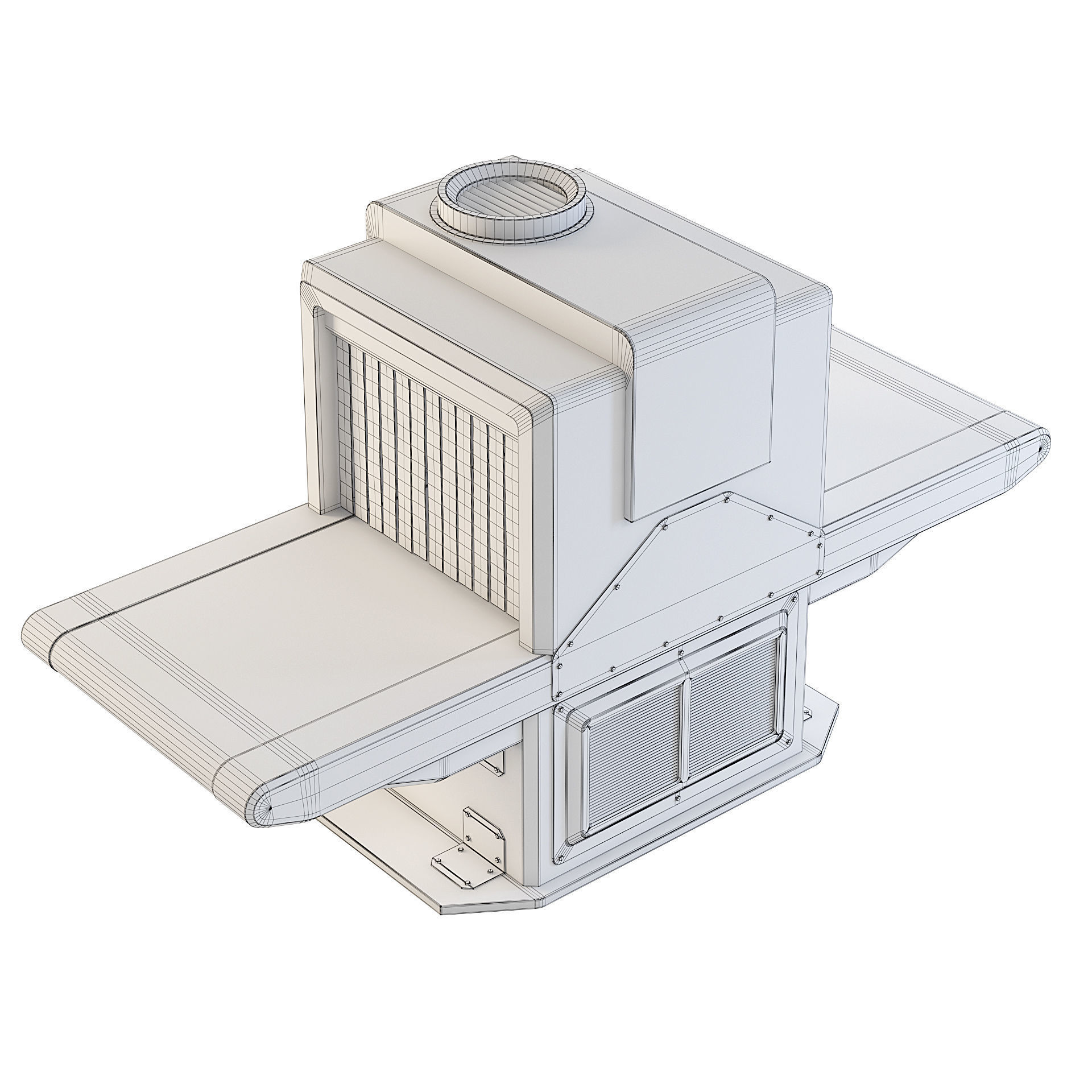 Factory Machine 3D model_7