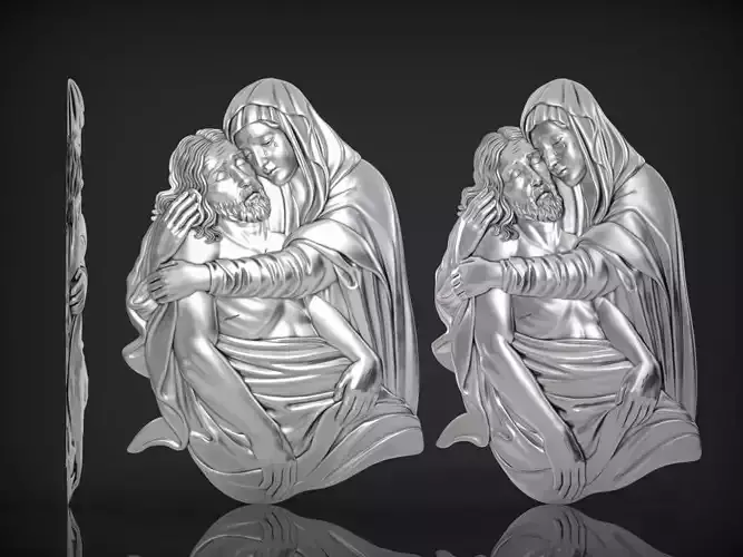 Bas-Relief of Mary and Jesus