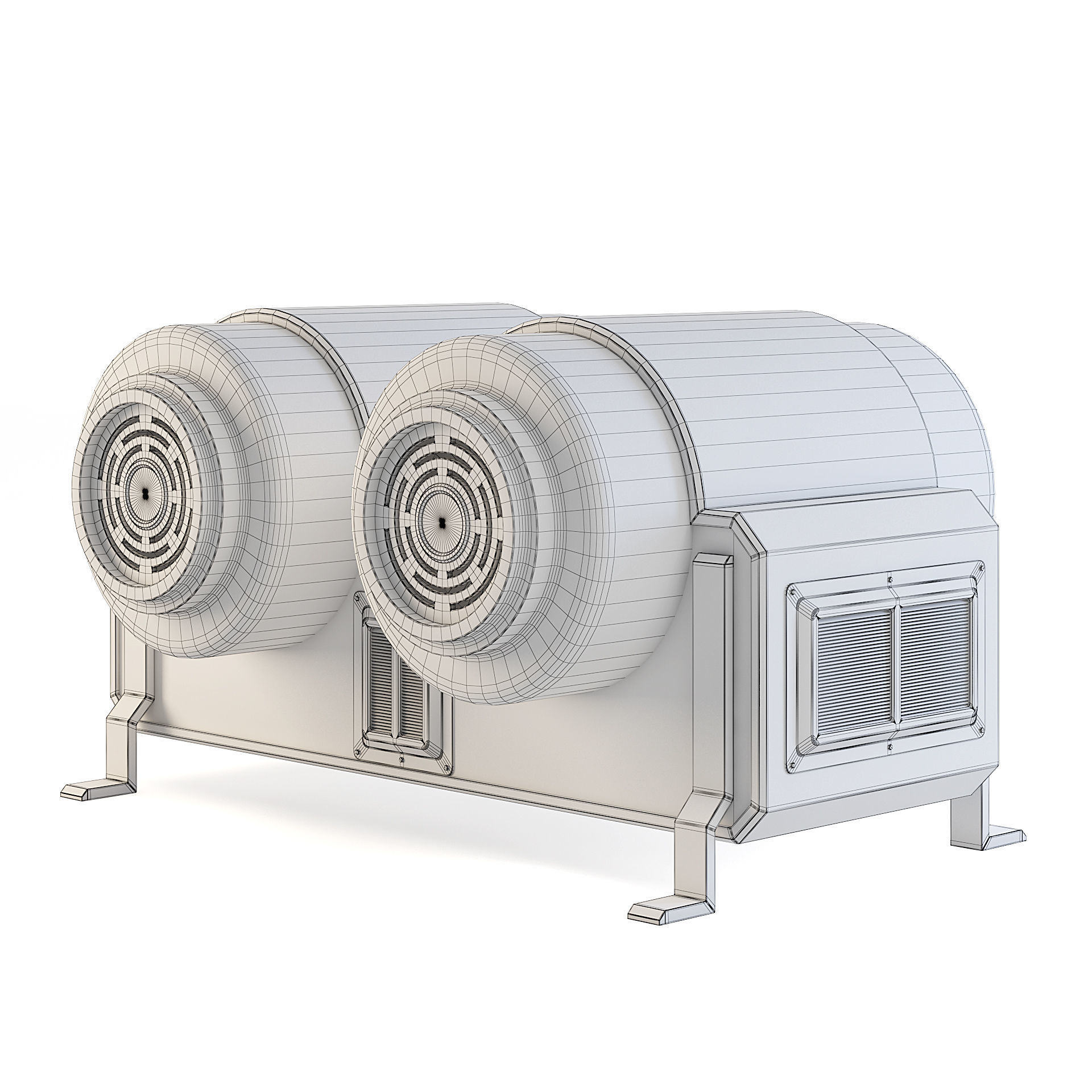 Factory Machine 3D model_1