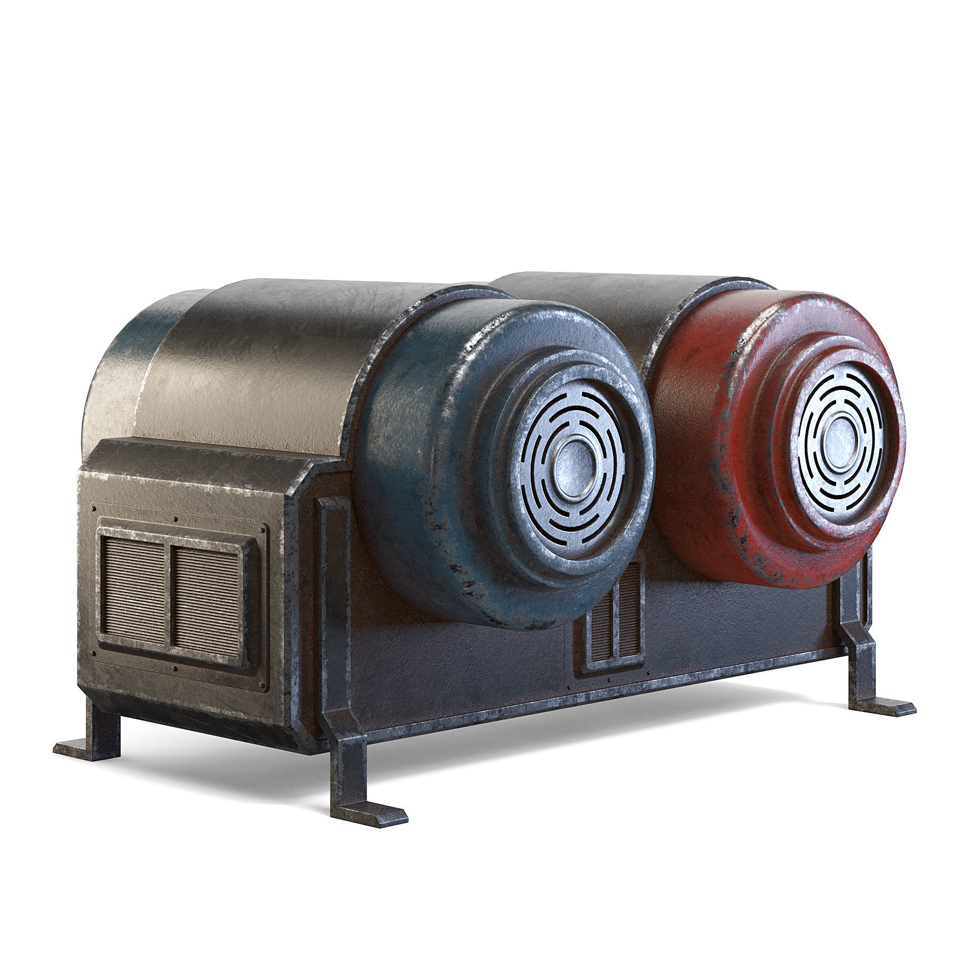 Factory Machine 3D model_2