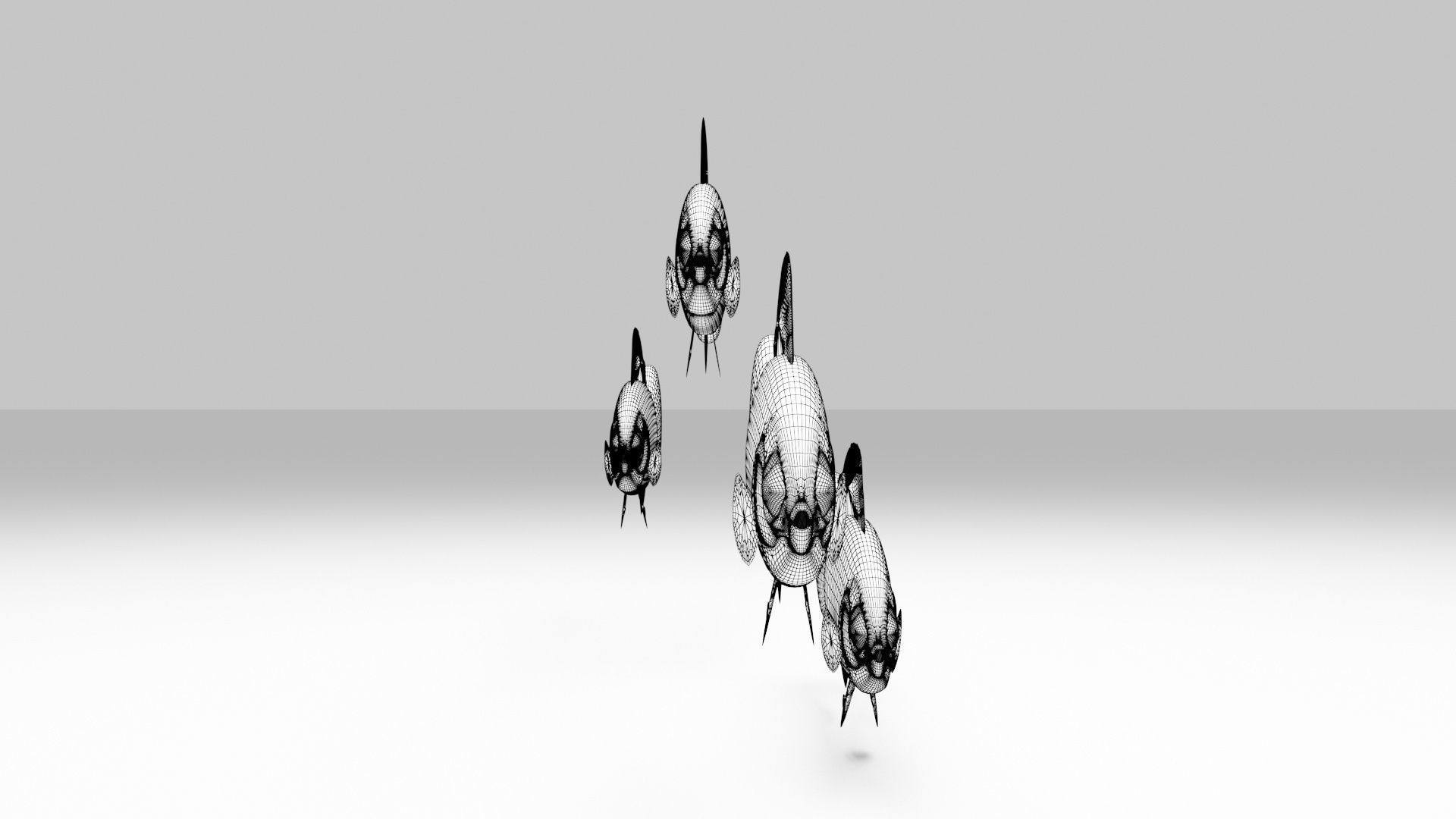 Sunrise Dottyback Fish 3D model_6