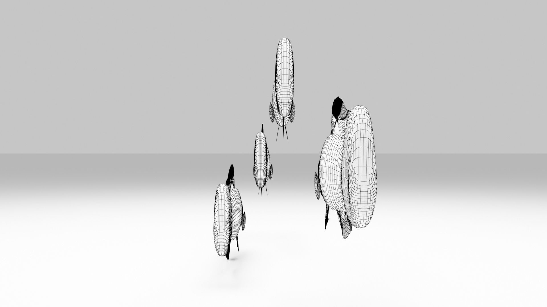 Sunrise Dottyback Fish 3D model_7