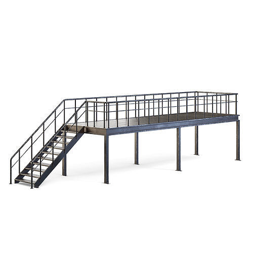 Factory Platform 3D model