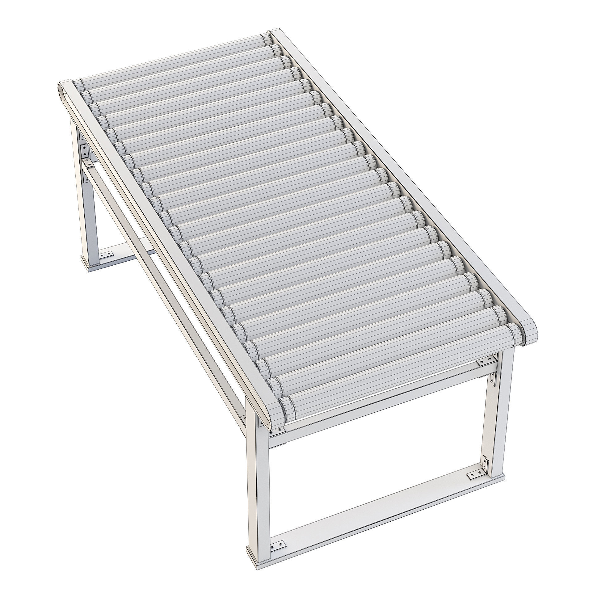 Factory Roller Table 3D model_7