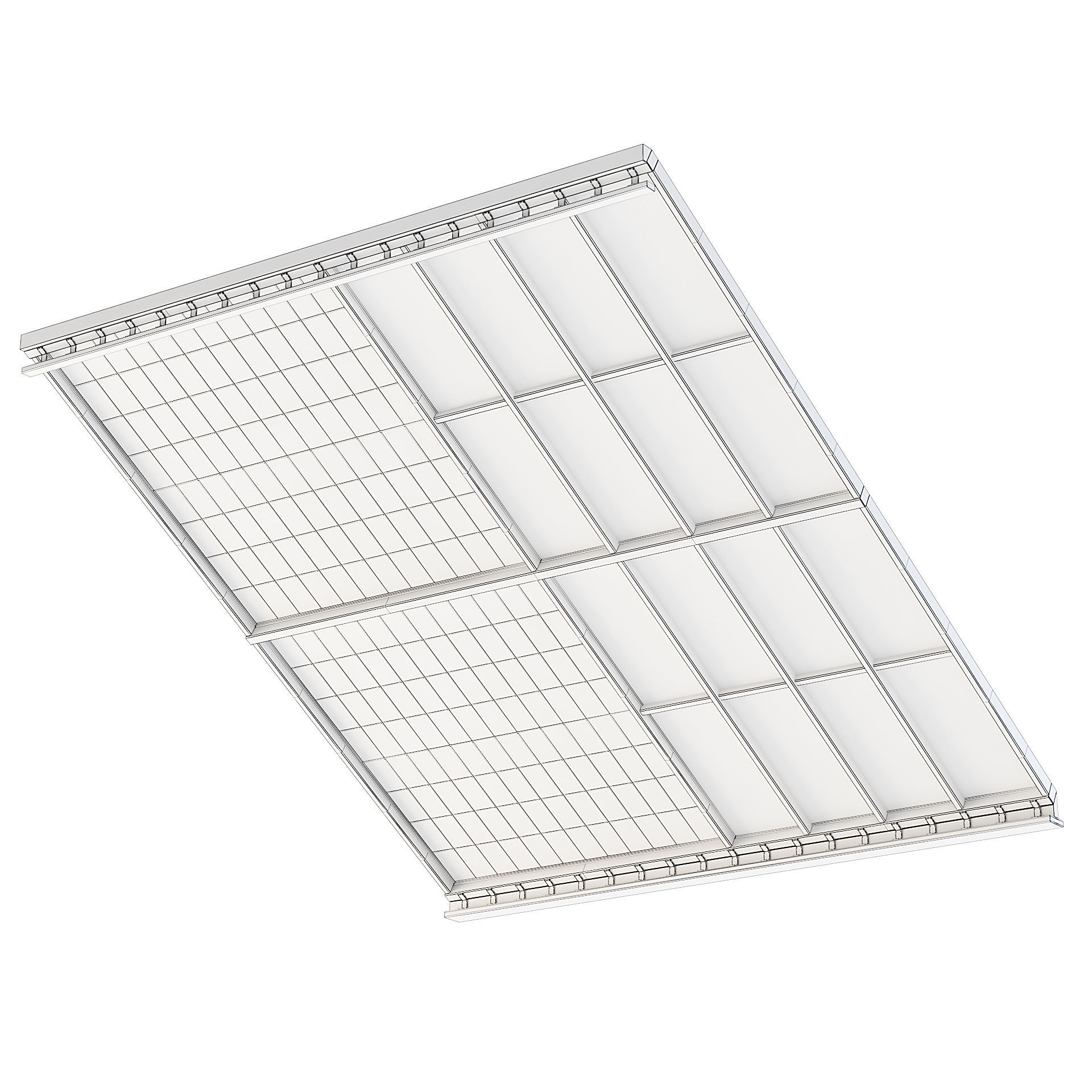 Factory Roof 3D model_1