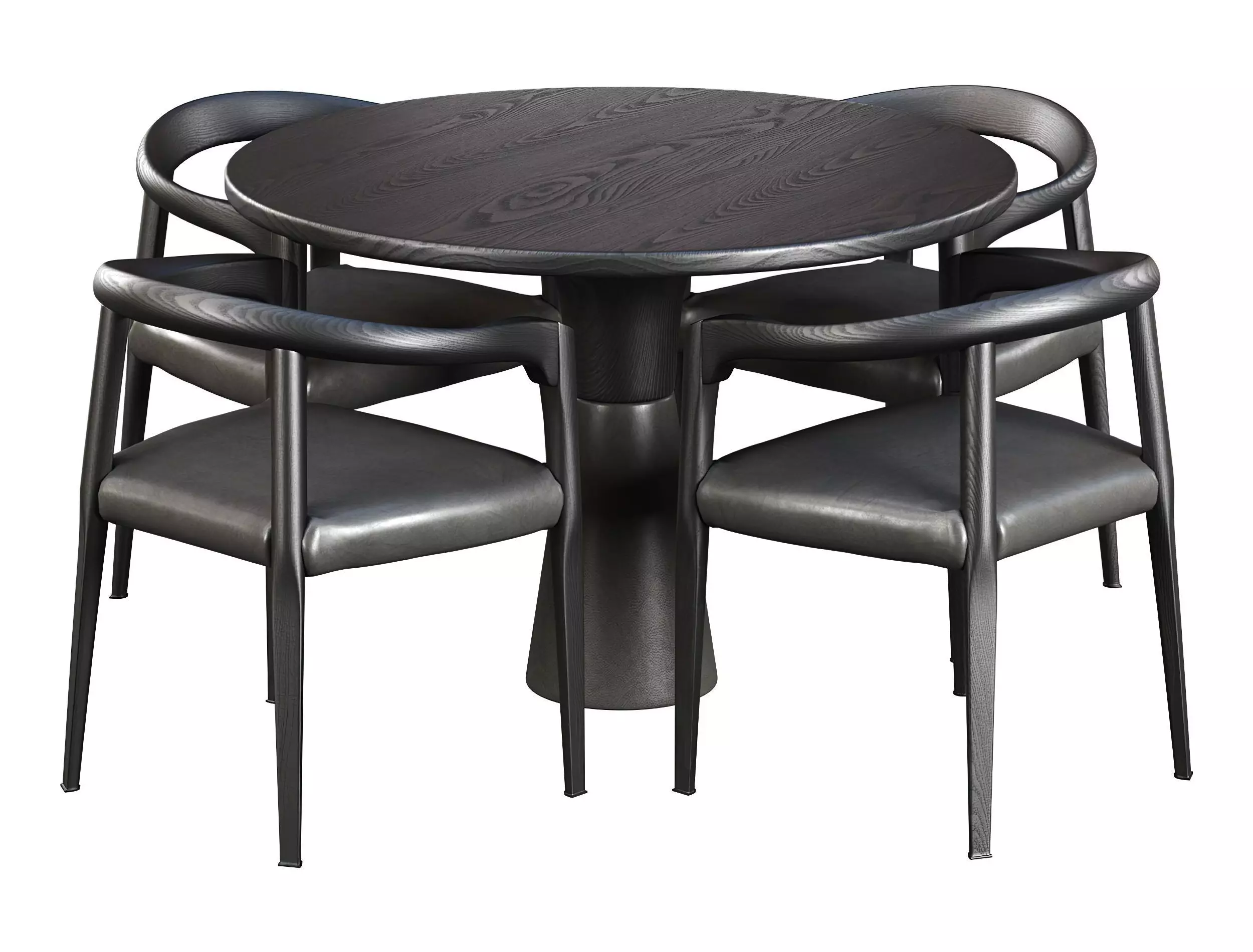 Outdoor garden furniture set v19 3D model