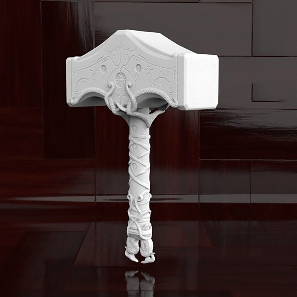 Thor God of War Mjolnir 3D Model Ready to Print 3D print model_9