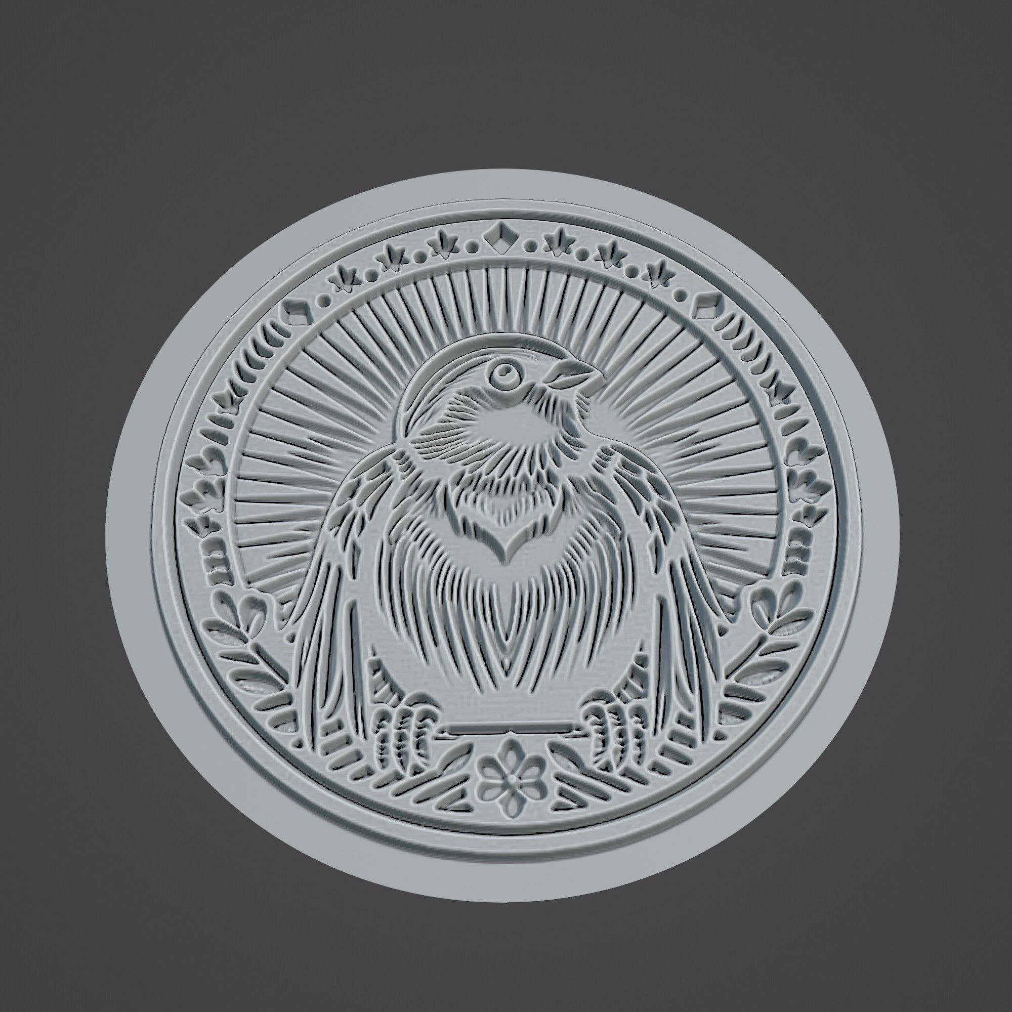 Sparrow Animal 3D print model_3