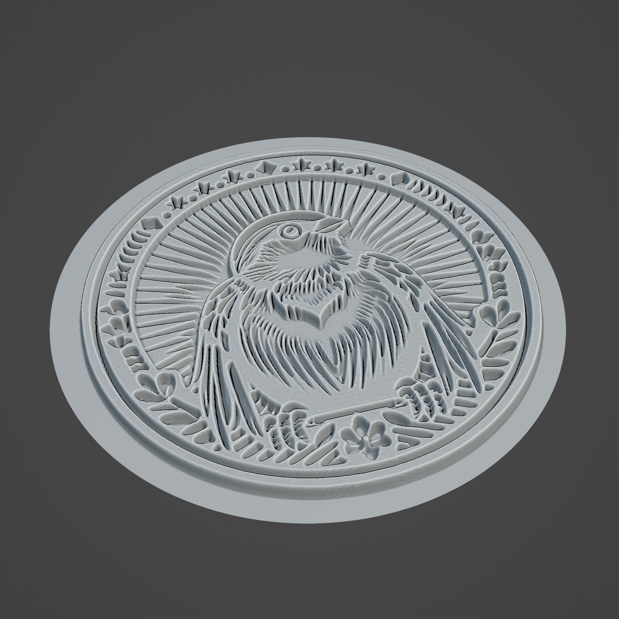 Sparrow Animal 3D print model_2