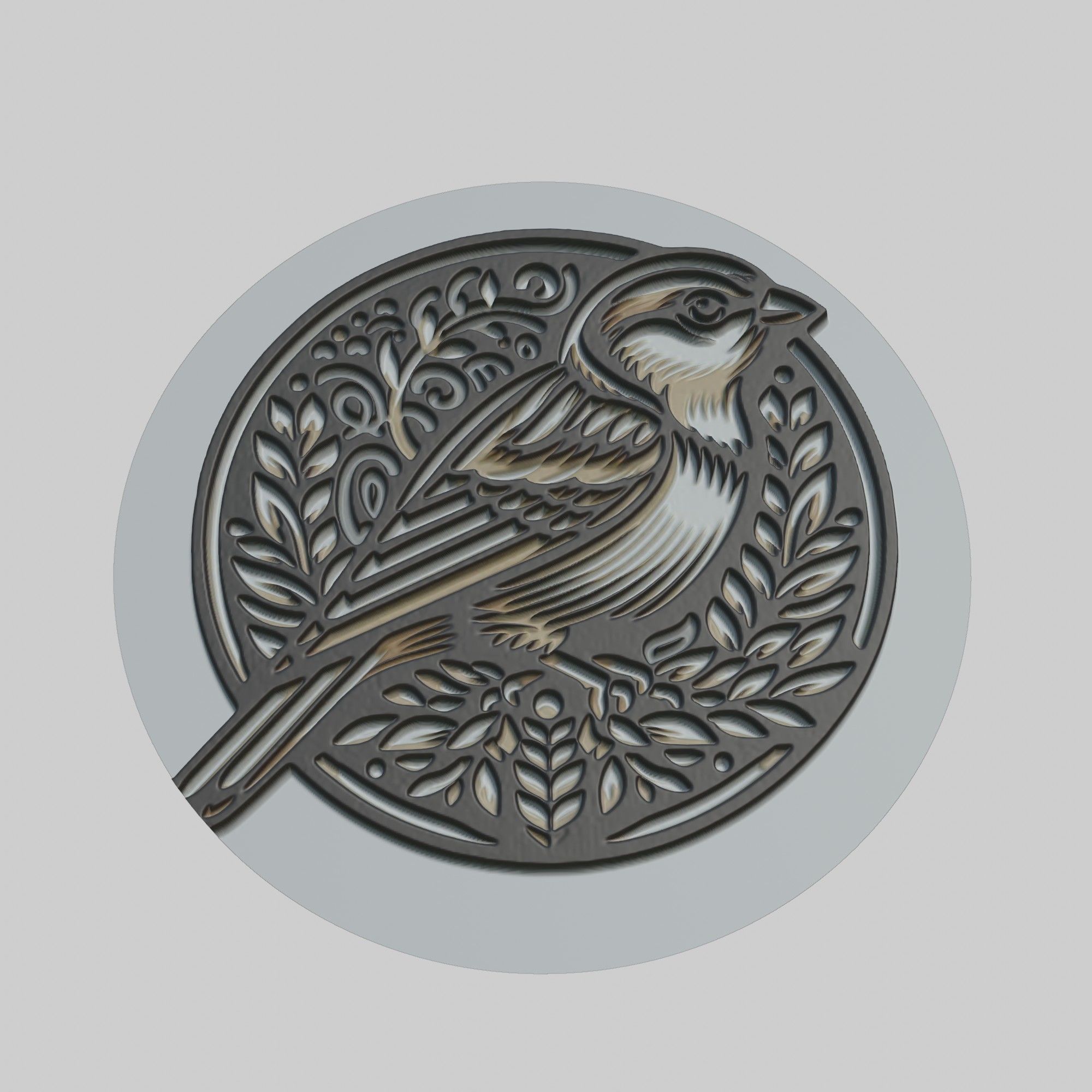 Sparrow Animal 3D print model_1