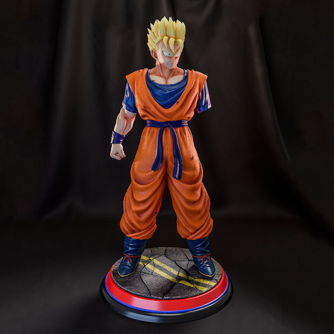 Gohan Regular 3D Model Ready to Print 3D print model_6