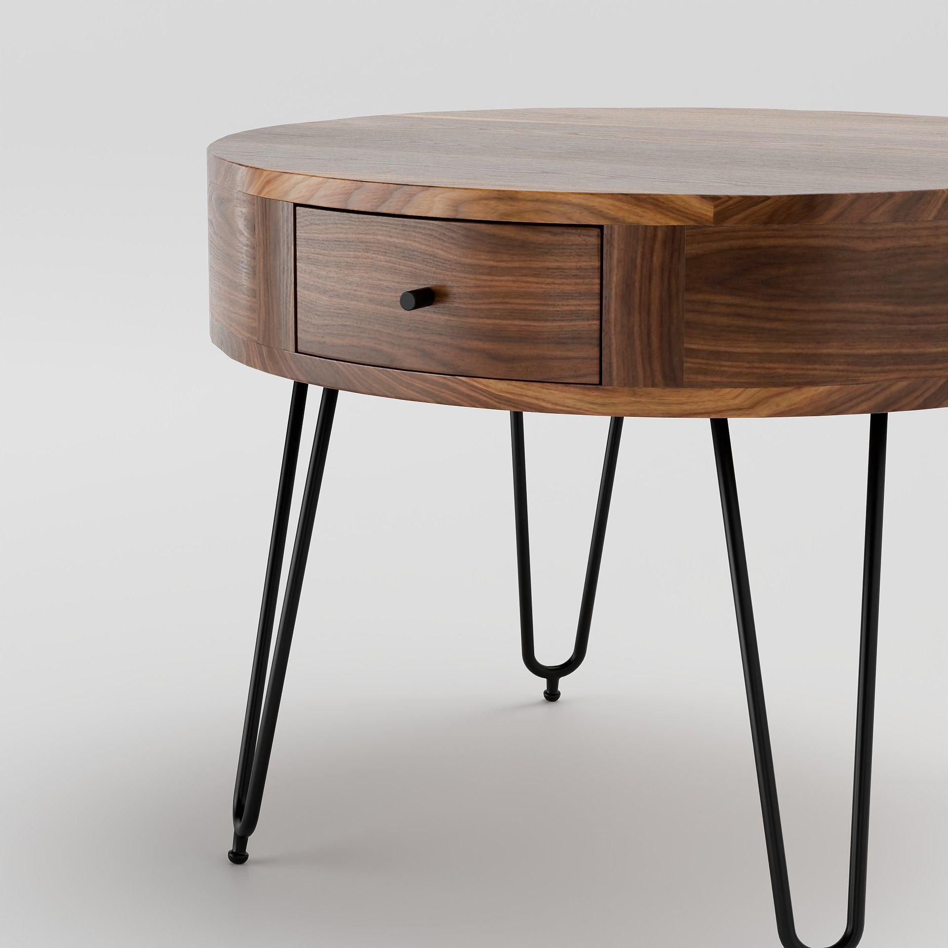 Coffee Table Retro 3D model_2