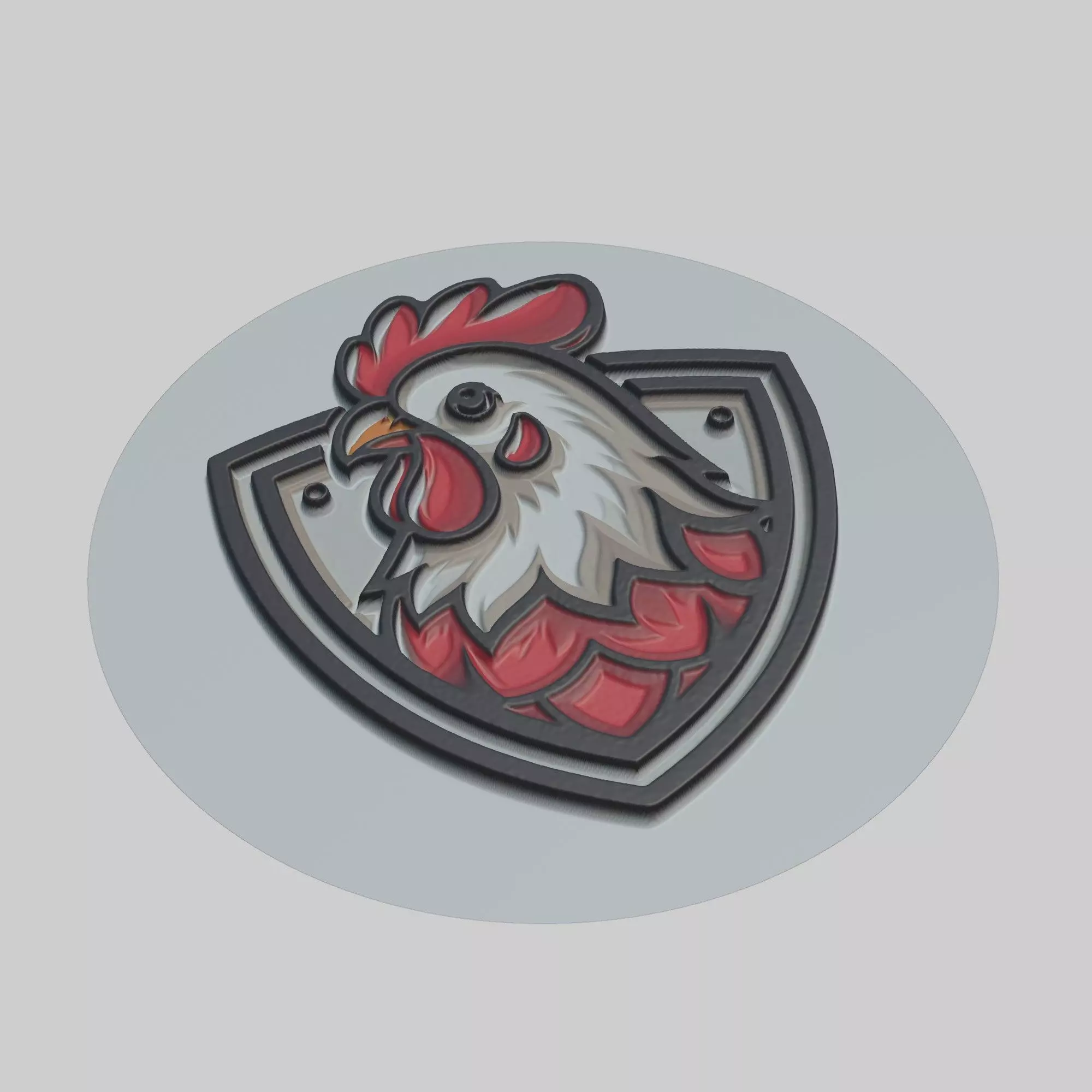 Chicken Animal 3D print model_0