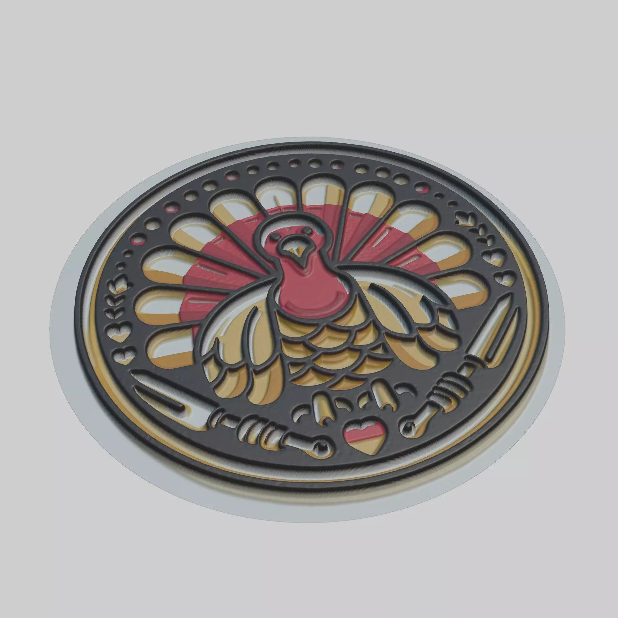 Turkey Animal 3D print model_0